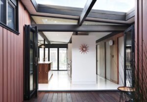 An Eichler Reimagined. How a Mid-Century Home Met Modern Family Needs - atrium