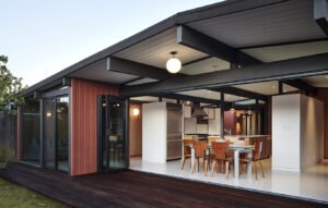 An Eichler Reimagined. How a Mid-Century Home Met Modern Family Needs - back view