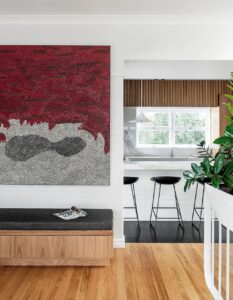 Midcentury apartment interiors in Brisbane - entryway