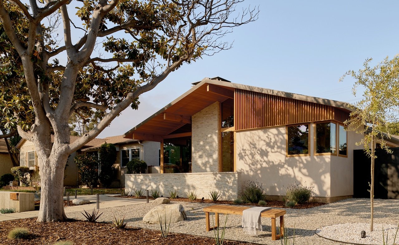 Mid-century charm meets modern design - exterior