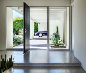 Donald Wexler Palm Springs House Renovation - entrance