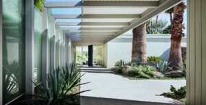 Donald Wexler Palm Springs House Renovation - entrance