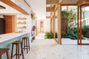 Modern Brazilian beach house - kitchen