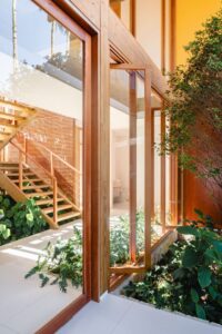 Modern Brazilian beach house - staircase