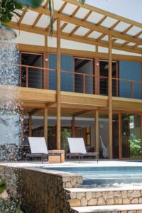 Modern Brazilian beach house - back