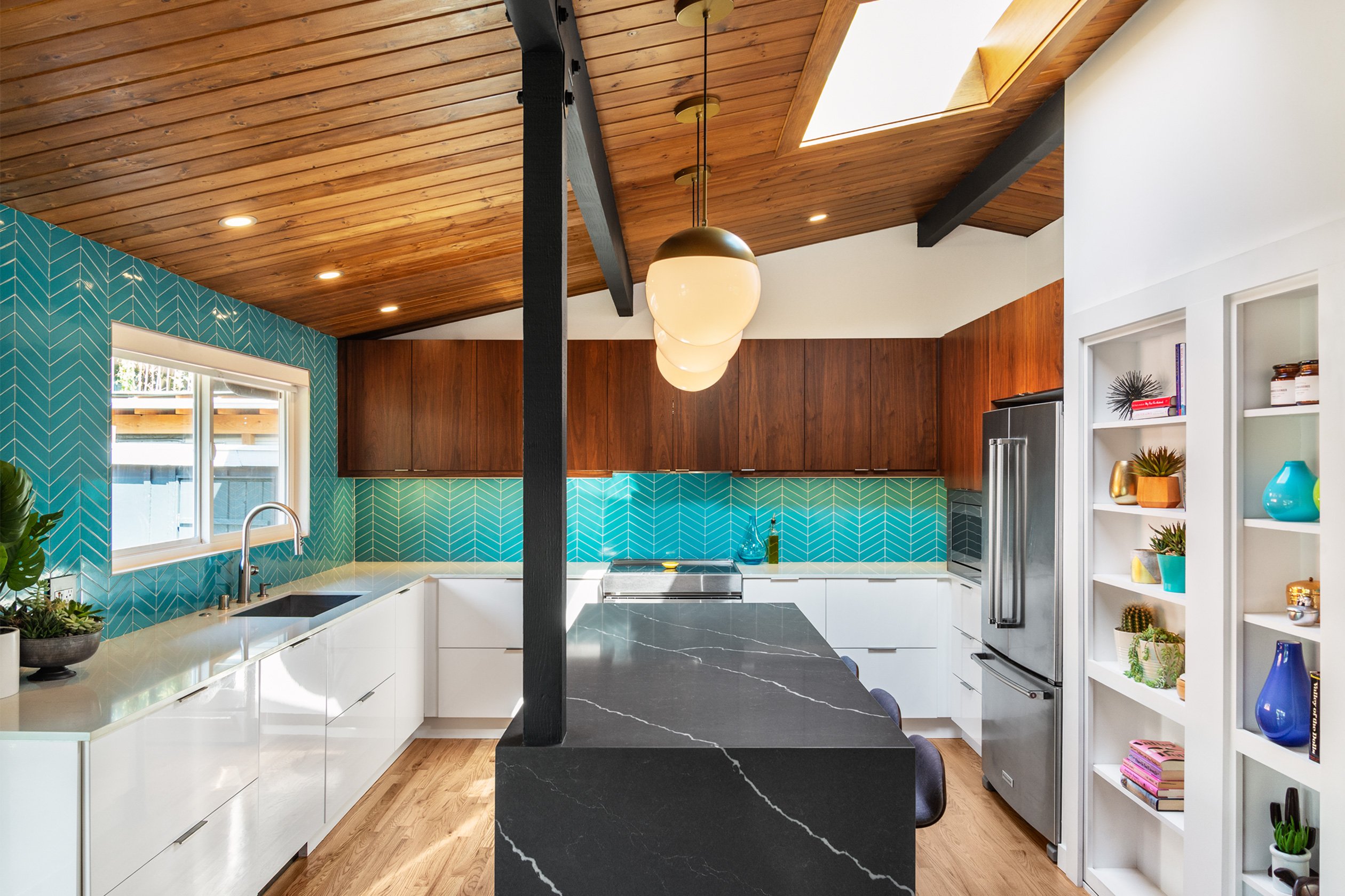 RESCUED MIDCENTURY RANCH - KITCHEN