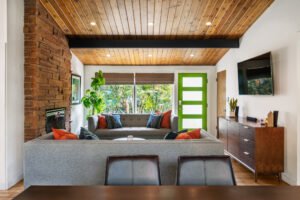 RESCUED MIDCENTURY RANCH - LIVING ROOM