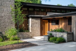 Midcentury house in Indiana - exterior