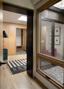 Midcentury house in Indiana - corridor