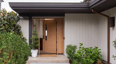 Midcentury house lake Washington - entrance