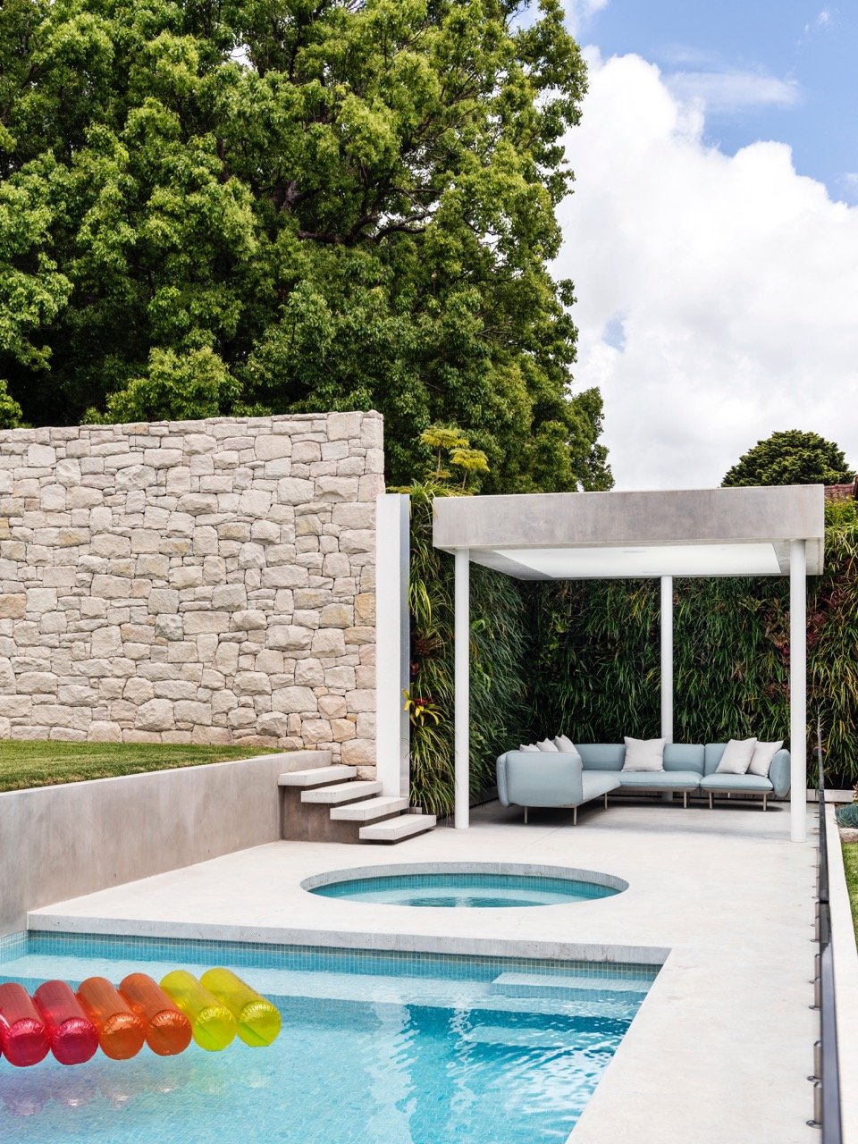 Midcentury inspired modern home - pool