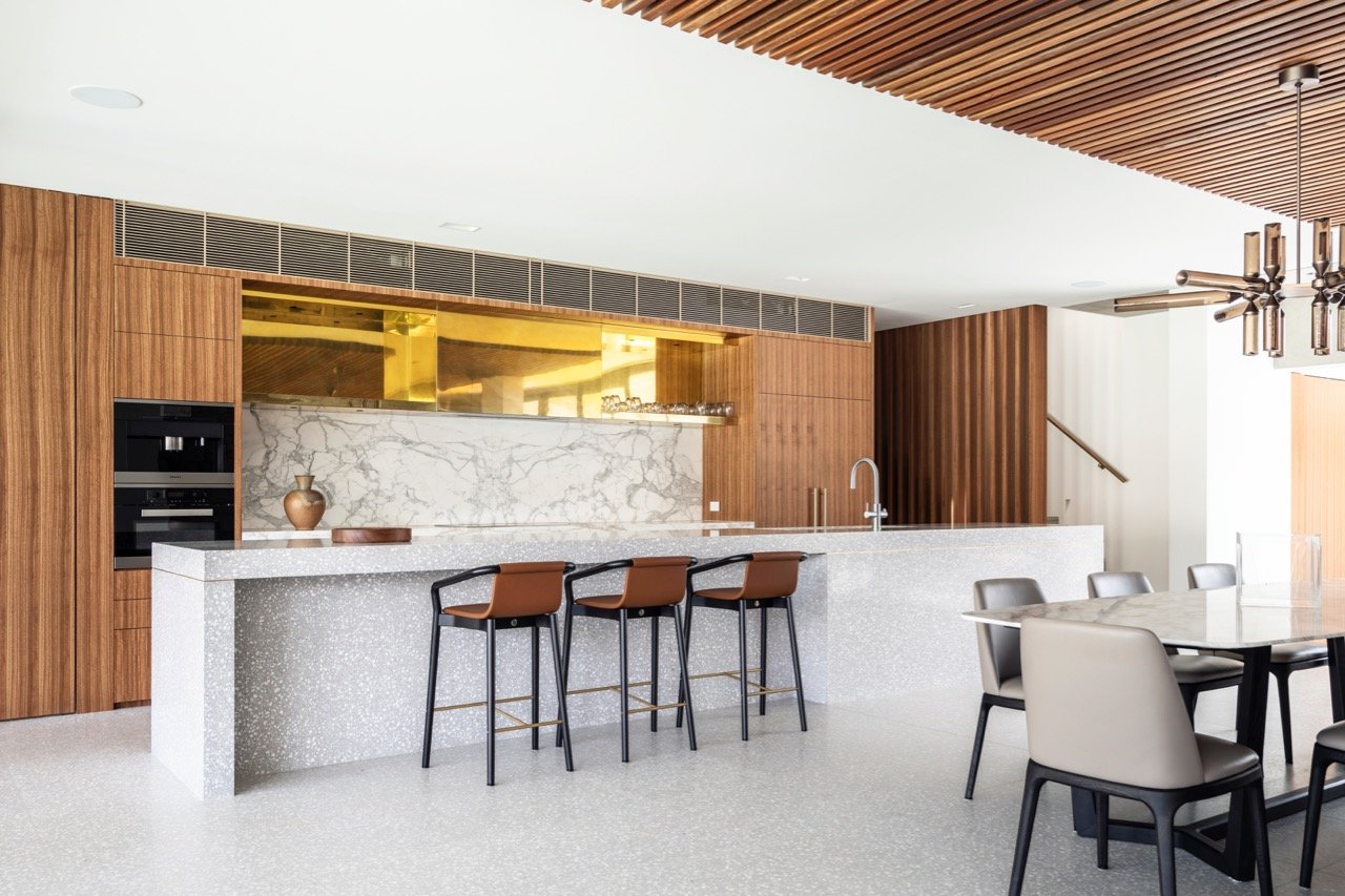 Midcentury inspired modern home - kitchen