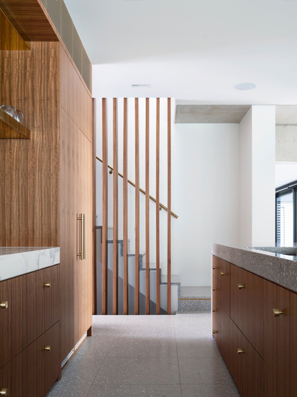 Midcentury inspired modern home - kitchen