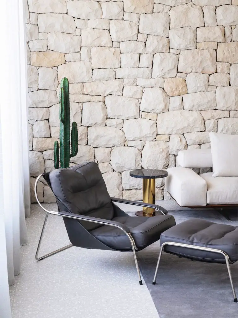 Midcentury inspired modern home - living room