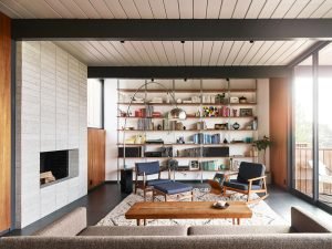 Eichler home renovation San Francisco - living room