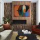 interior transformation midcentury palette - living room