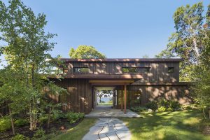 Coastal retreat midcentury inspired house - exterior
