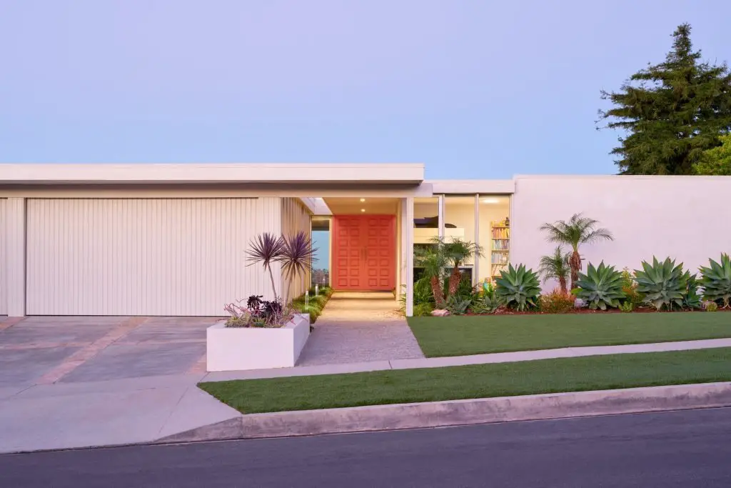 los angeles mid-century home renovation - exterior