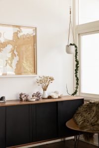 Resurrected mid-century home - living room