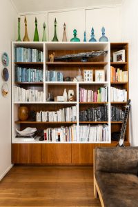 Resurrected mid-century home - living room
