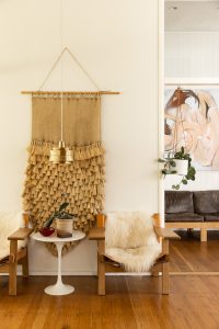 Resurrected mid-century home - living room
