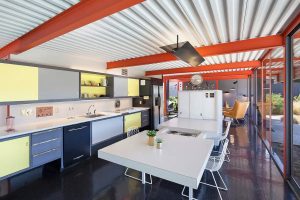 mid-century eichler kitchen stove