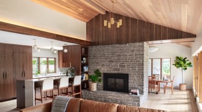 1955 home renovation - living room