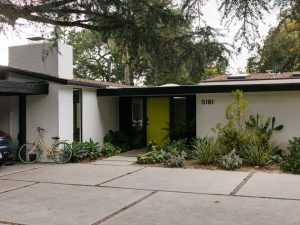 Before & After: How a 1980s Interior Found Its Mid-Century Roots - exterior entrance