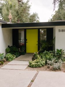 Before & After: How a 1980s Interior Found Its Mid-Century Roots - exterior entrance