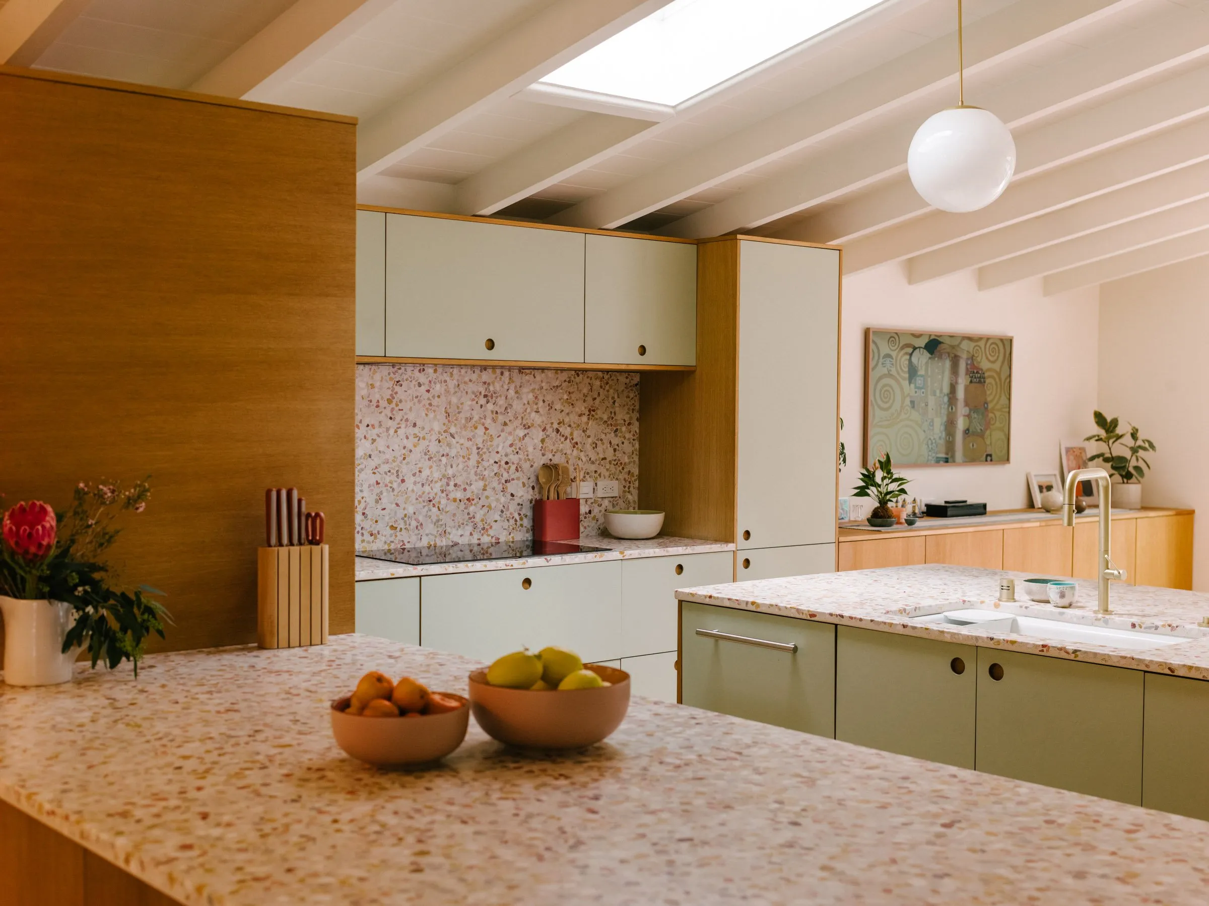 Before & After: How a 1980s Interior Found Its Mid-Century Roots - kitchen
