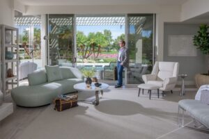 Palm Springs home living room - Christopher Kennedy