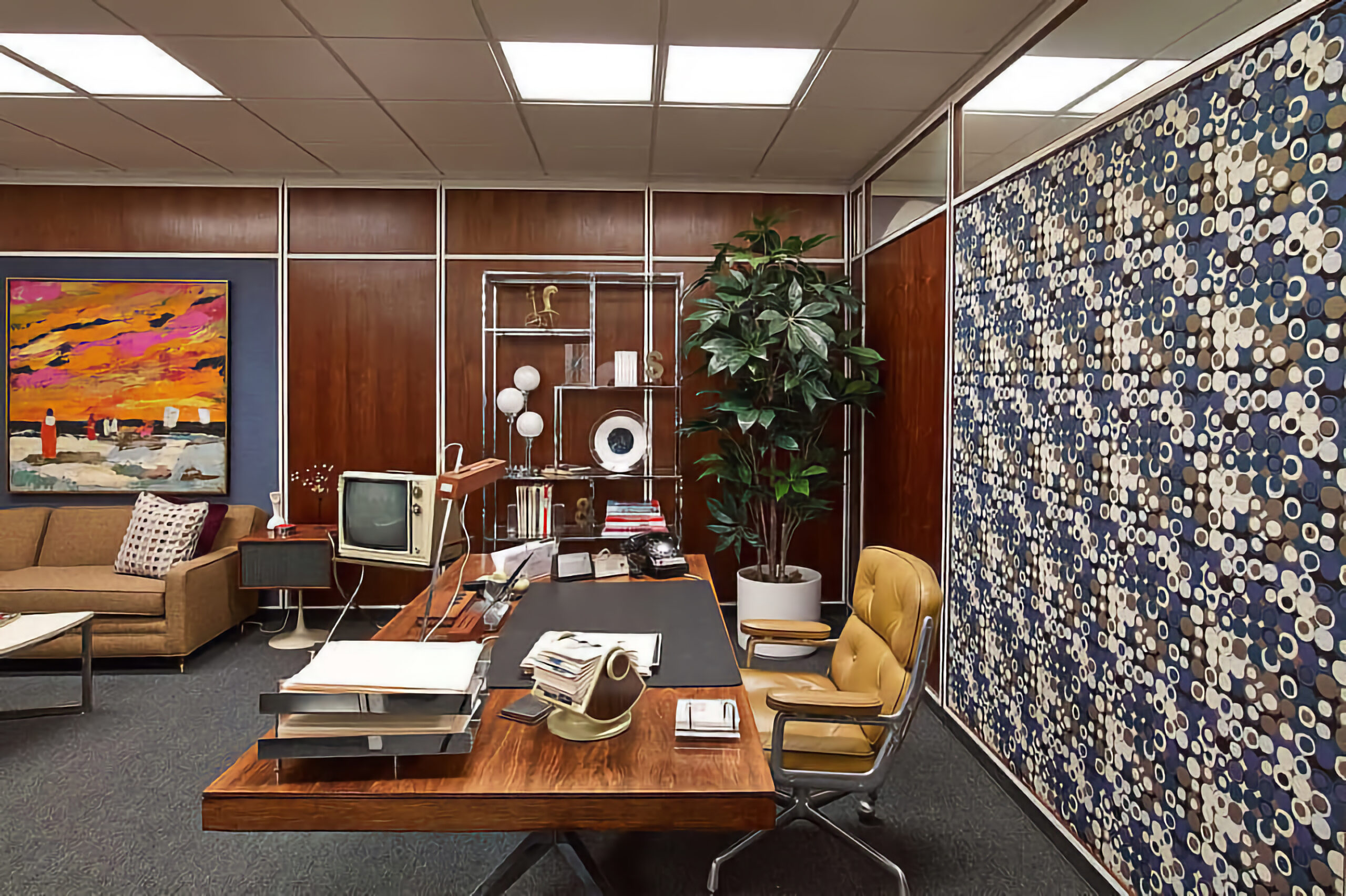 Mad Men’s Mid-Century Design Revival - Don Draper’s office
