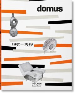 Best mid-century modern design books - Domus 1950-1959 Book cover