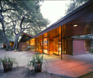 Schaffer Residence, designed by John Lautner - front