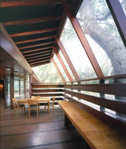 Schaffer Residence, designed by John Lautner - terrace