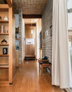Preserved mid-century home - hallway