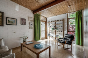 Preserved mid-century home - living room