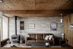 Preserved mid-century home - living room