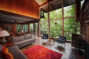 mid-century home for sale: The Falls - Living Room