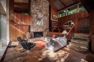 mid-century home for sale: The Falls - Living Room