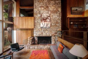mid-century home for sale: The Falls - Living Room
