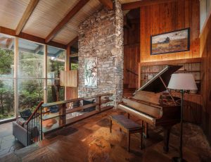 mid-century home for sale: The Falls - Living Room