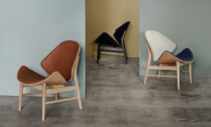 Danish Design - Warm Nordic orange chair