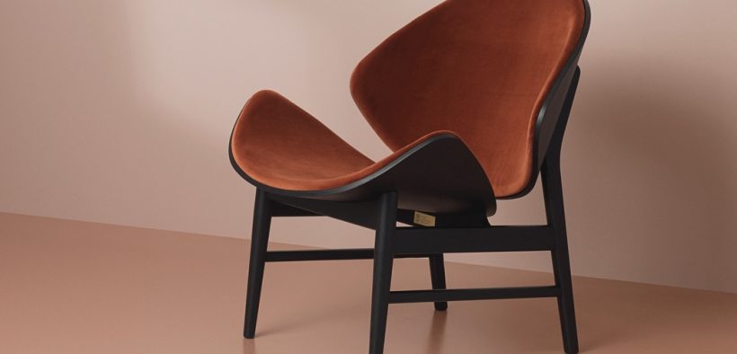 Danish Design - Warm Nordic orange chair