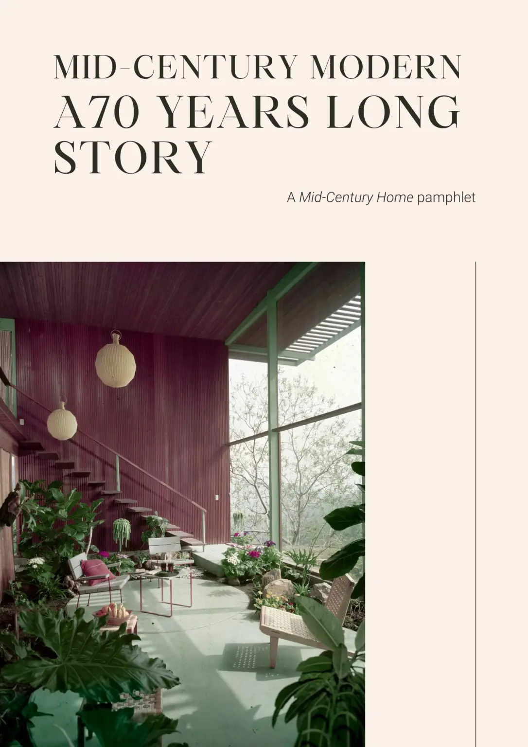 Mid-Century Home Pamphlet